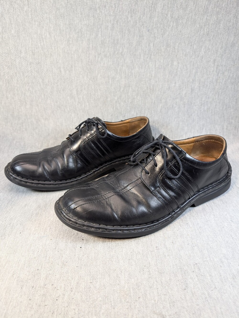 Josef Seibel Oxford Comfort Shoes Men’s 43 (10) Black Lace Up Leather